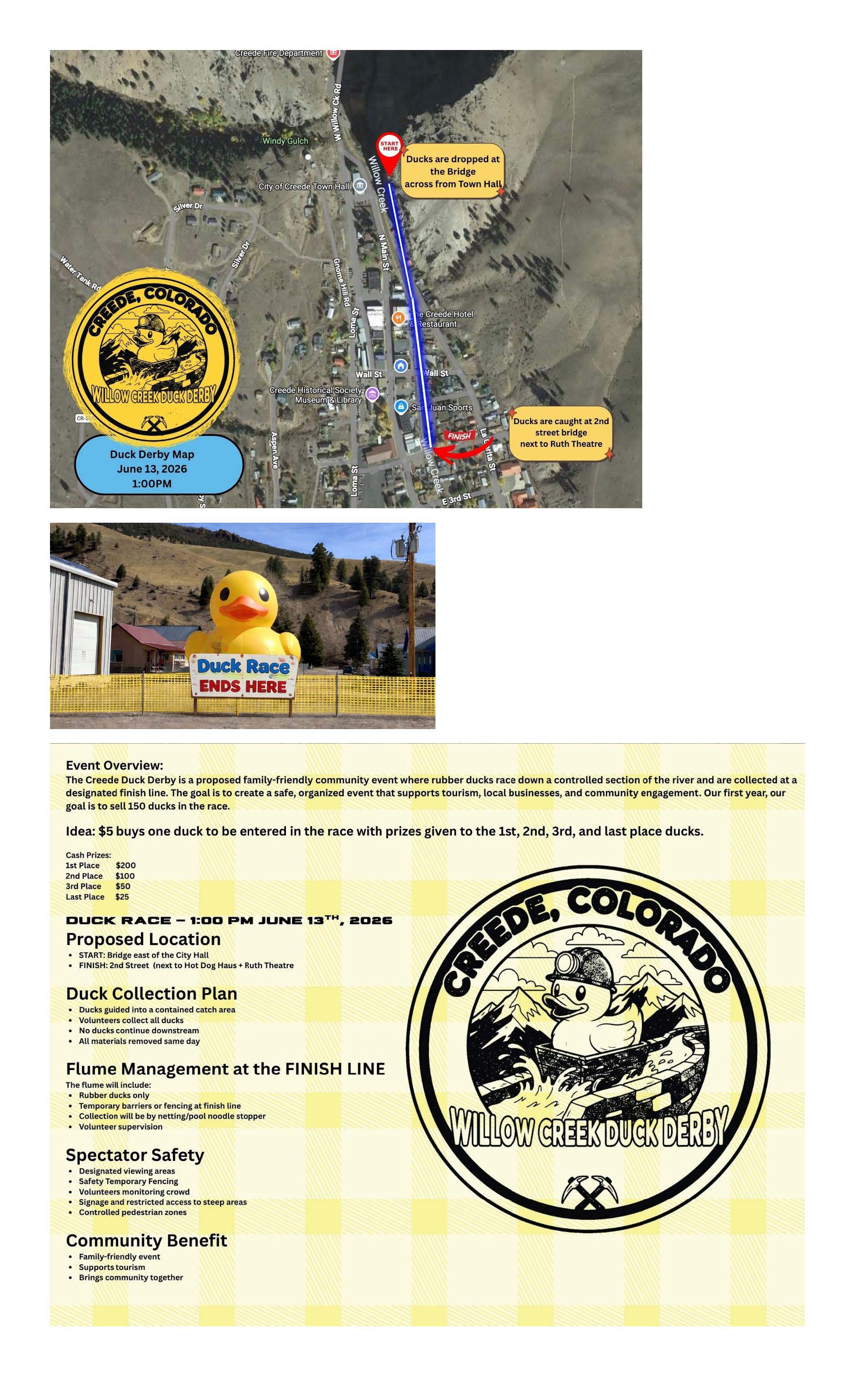 Duck Derby Route and Information